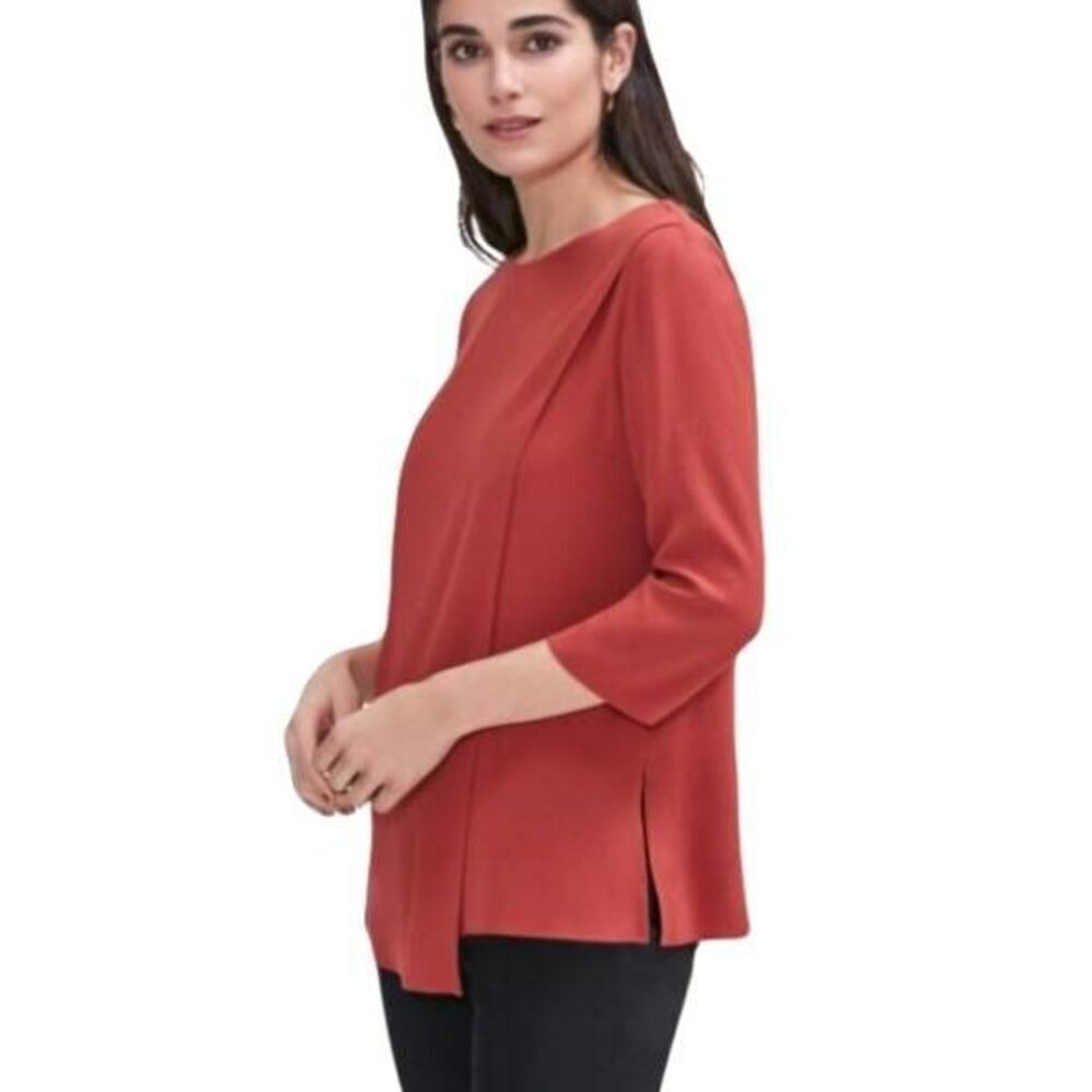 M.M. Lafleur Bourgeois Top in Rust sz Medium